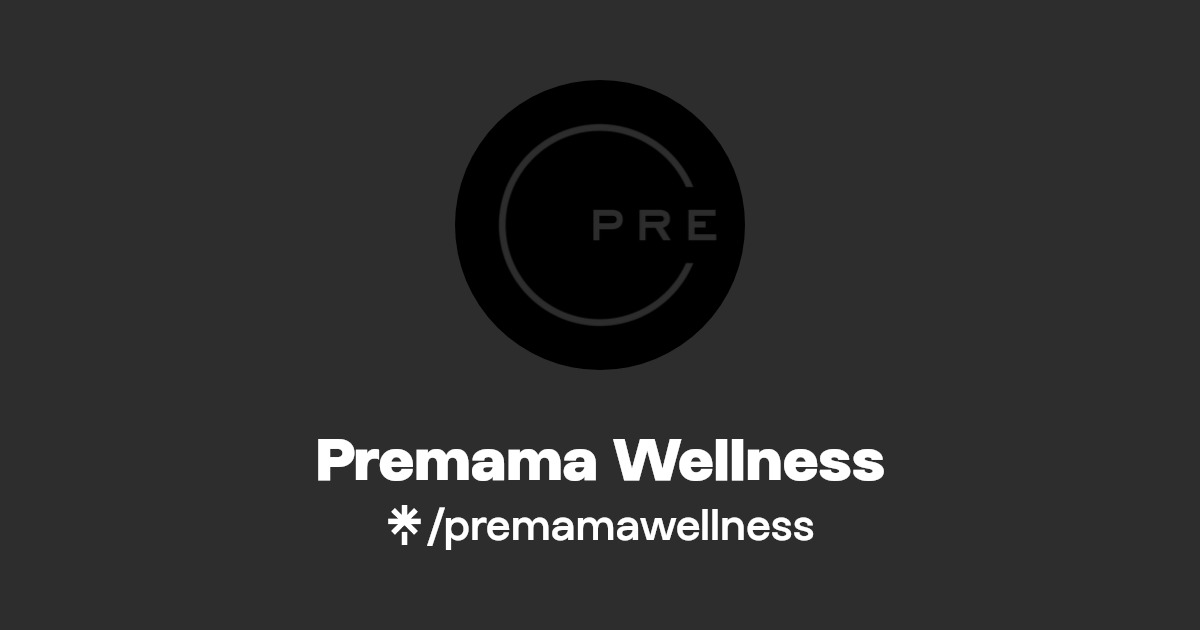 Premama Wellness Instagram, Facebook, TikTok Linktree