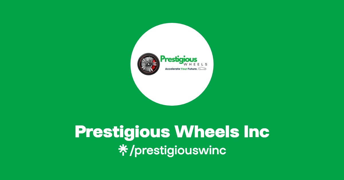 Prestigious Wheels Inc Twitter, TikTok Linktree