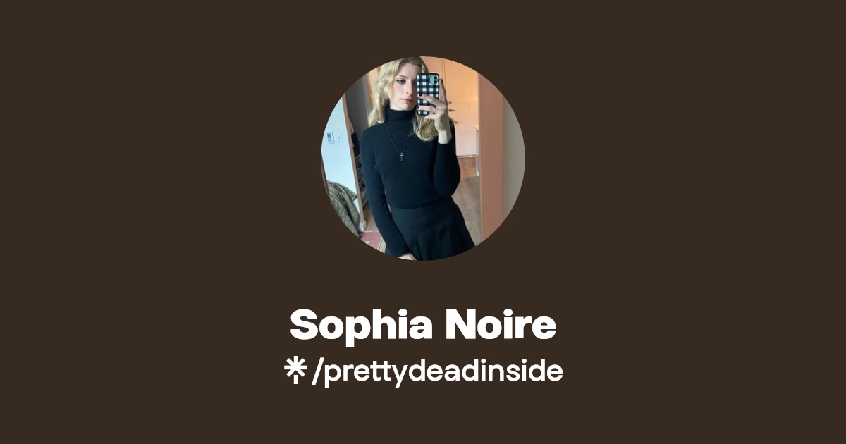 Sophia Noire - Find Sophia Noire Onlyfans - Linktree