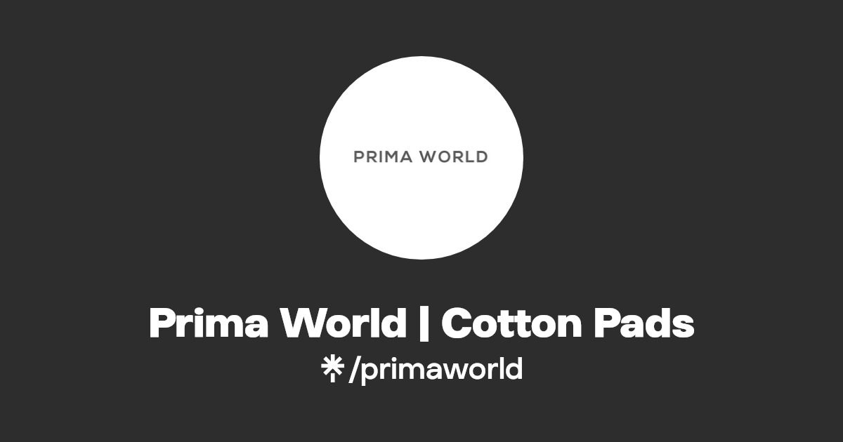 Prima World Cotton Pads Linktree