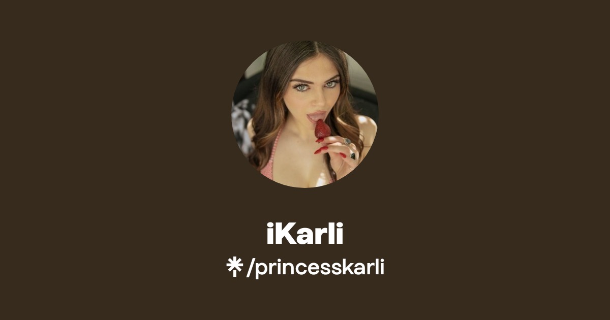iKarli - Find iKarli Onlyfans - Linktree