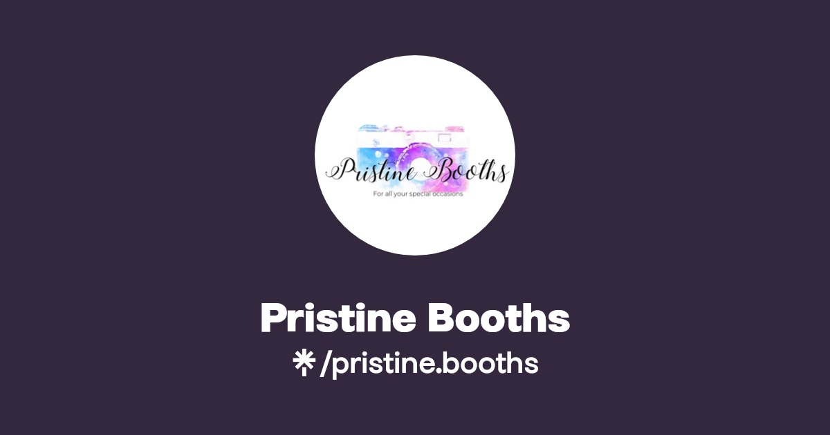 Pristine Booths Linktree