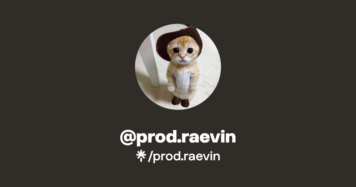 prod.raevin | Instagram | Linktree