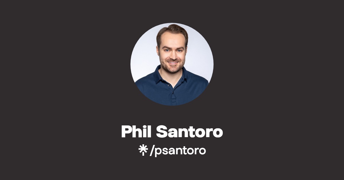 Phil Santoro Instagram Linktree