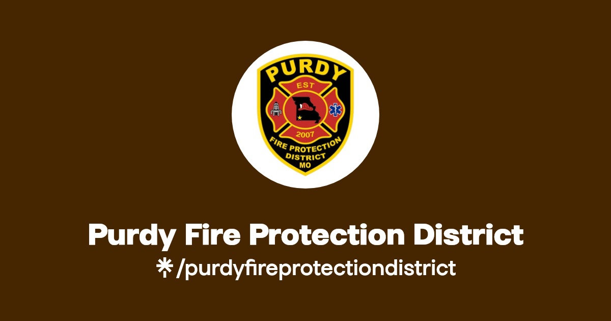 Purdy Fire Protection District Instagram, Facebook Linktree