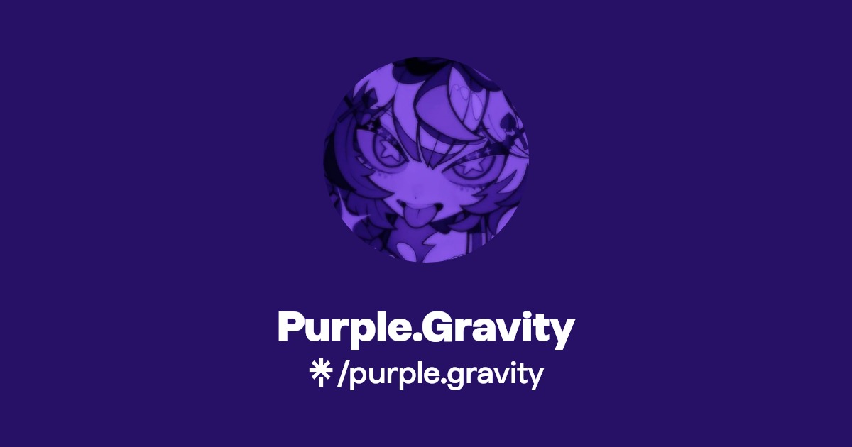 Purple.Gravity Instagram Linktree