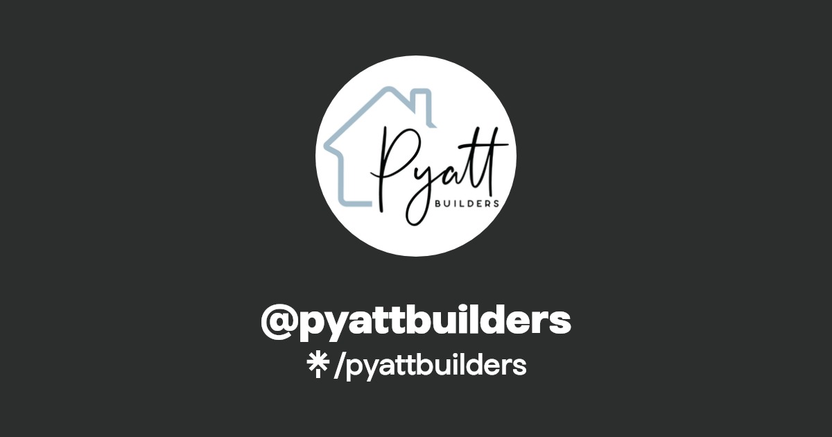pyattbuilders Instagram, Facebook Linktree