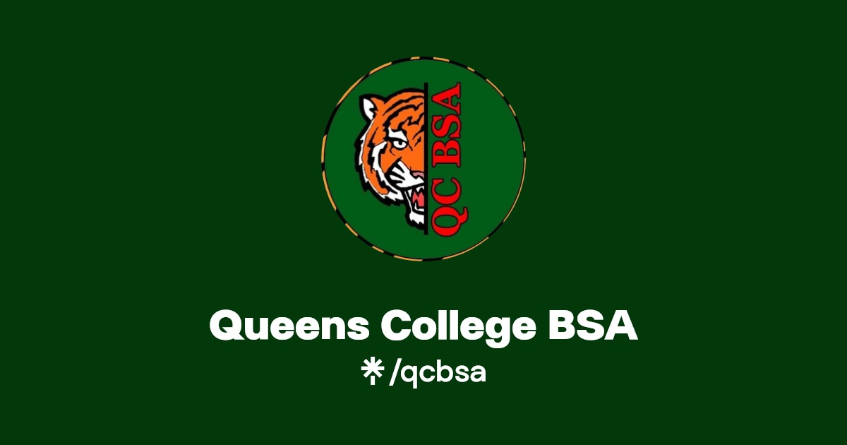 Queens College BSA Instagram, Facebook, TikTok Linktree