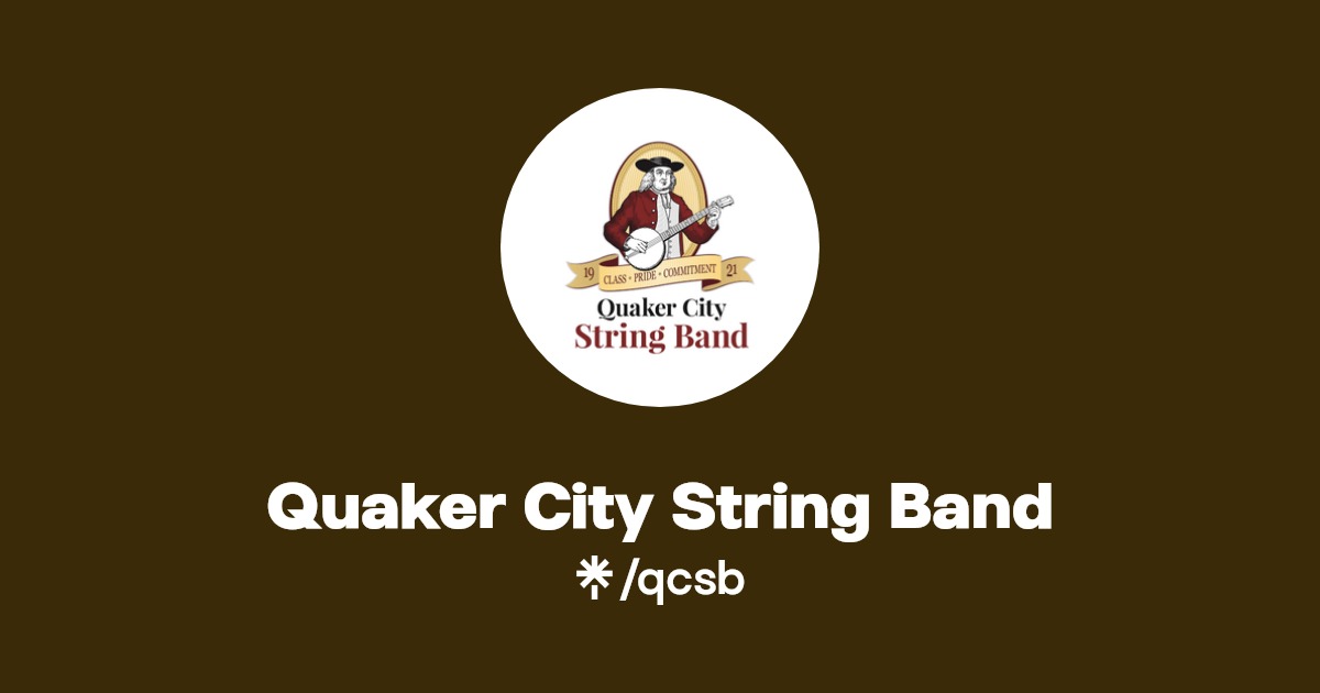 Quaker City String Band Instagram, Facebook Linktree