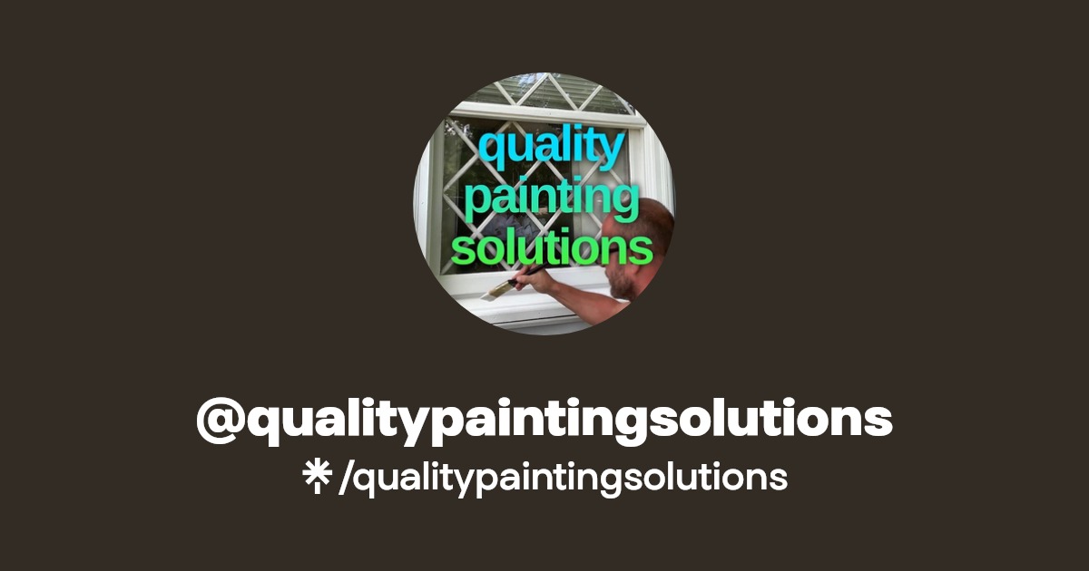 qualitypaintingsolutions Instagram, Facebook, TikTok Linktree