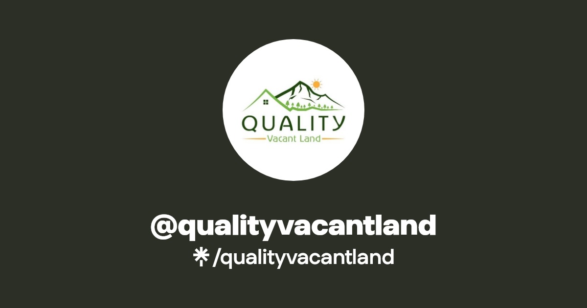 qualityvacantland Twitter, Instagram, Facebook, TikTok Linktree