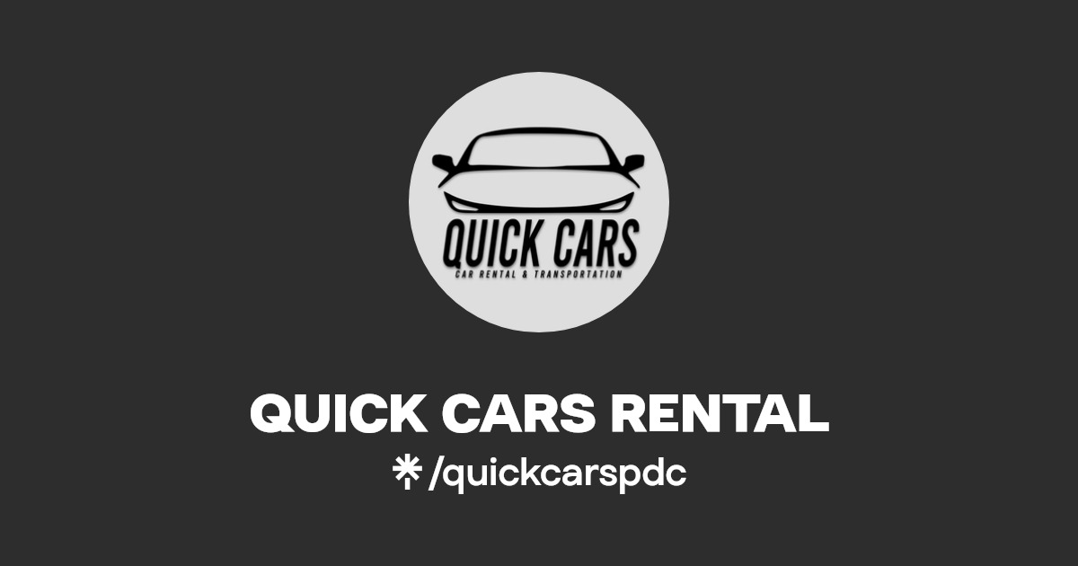 QUICK CARS RENTAL Instagram Linktree