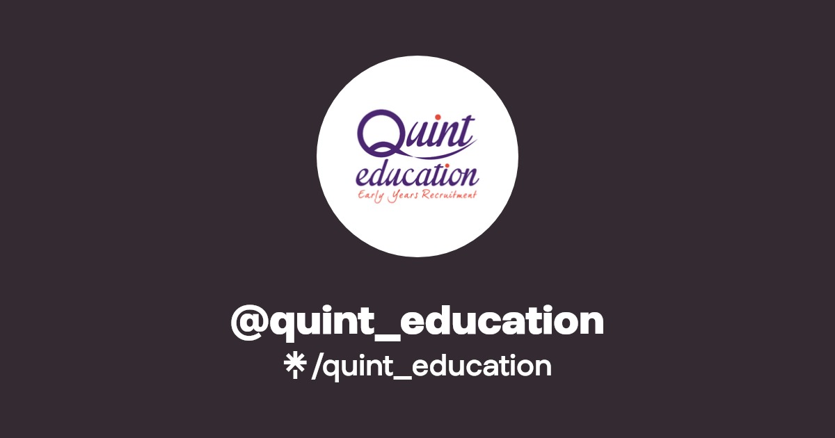 quint_education Instagram, Facebook, TikTok Linktree