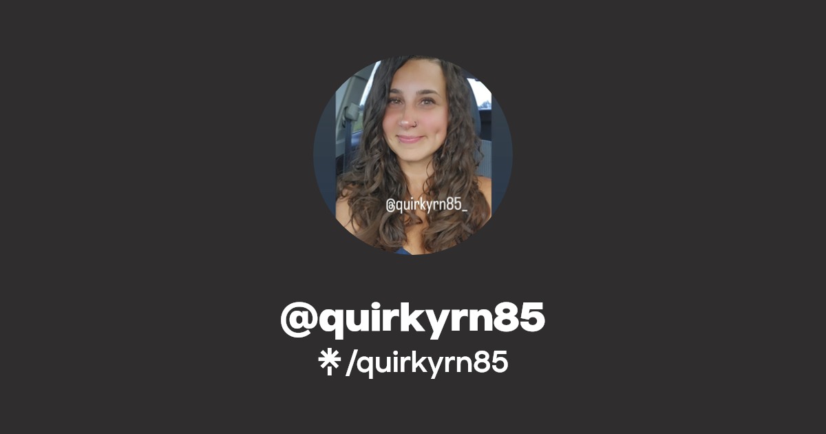 quirkyrn85 - Find @quirkyrn85 Onlyfans - Linktree
