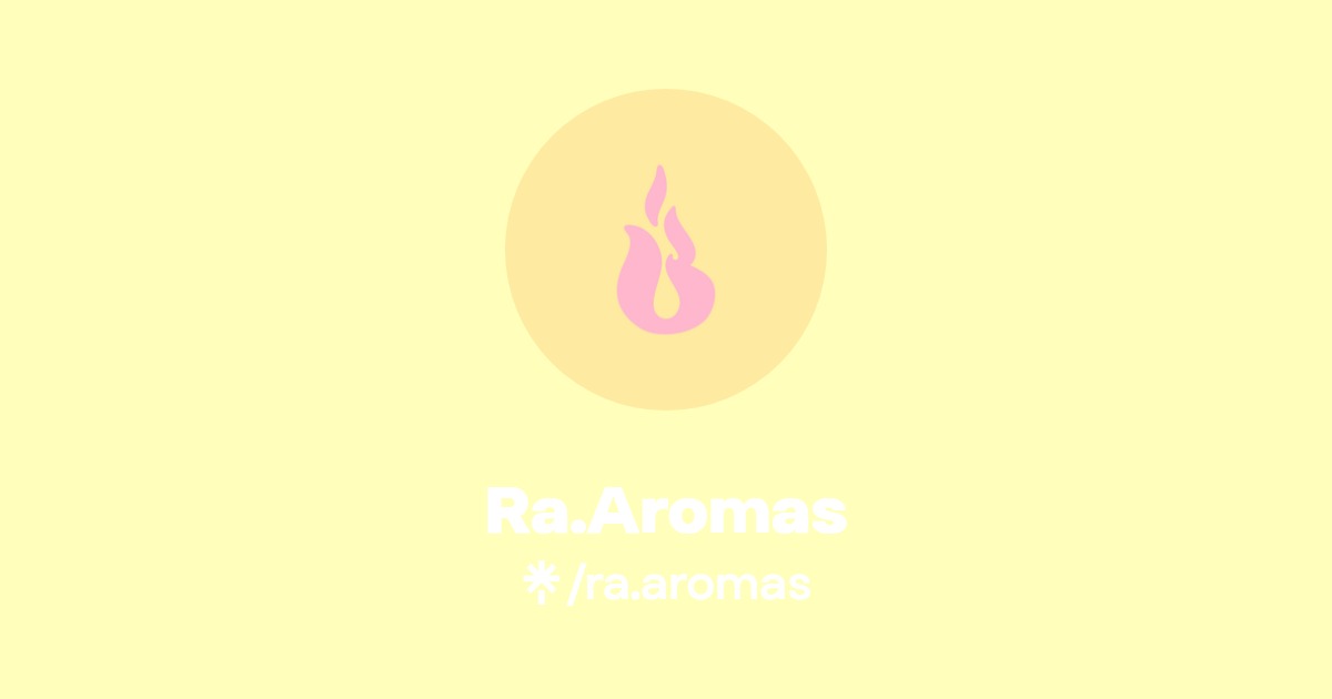 Ra.Aromas Facebook, TikTok Linktree