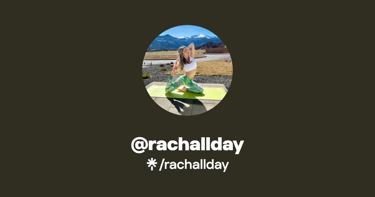 @rachallday | Linktree