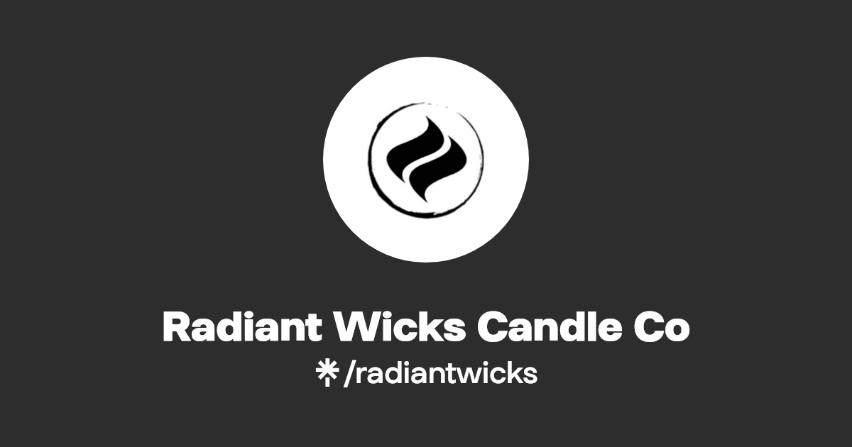 Radiant Wicks Candle Co Linktree