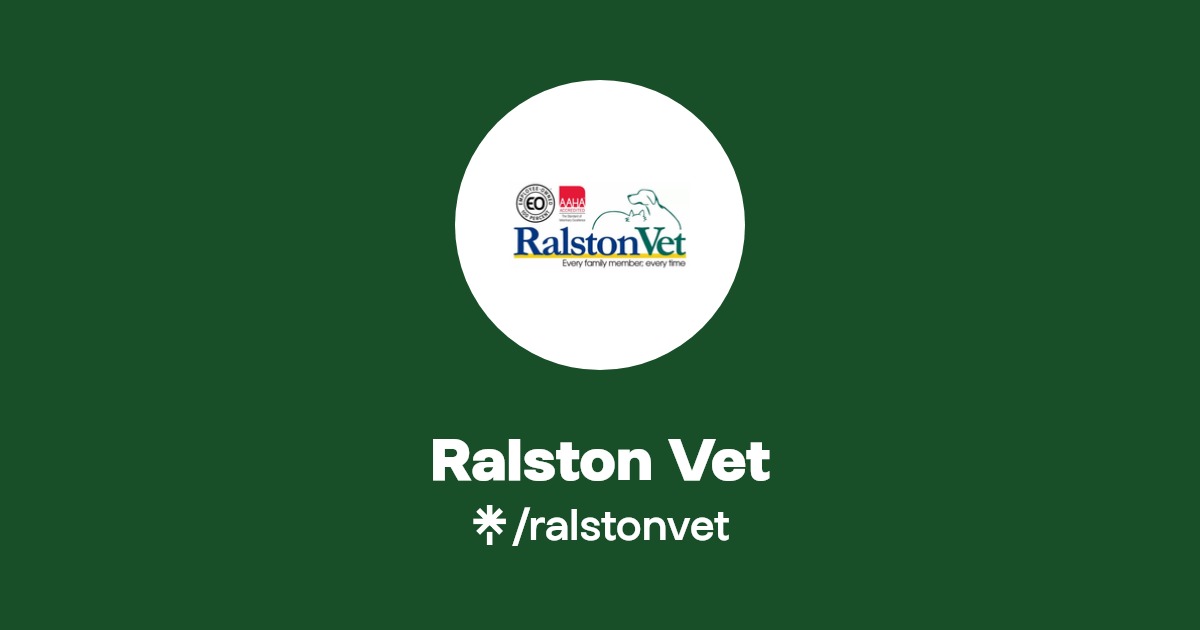 Ralston Vet Instagram, Facebook Linktree