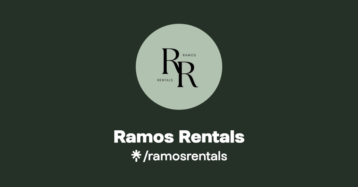 Ramos Rentals Instagram, TikTok Linktree