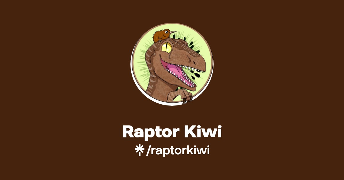 Raptor Kiwi Instagram, Facebook Linktree