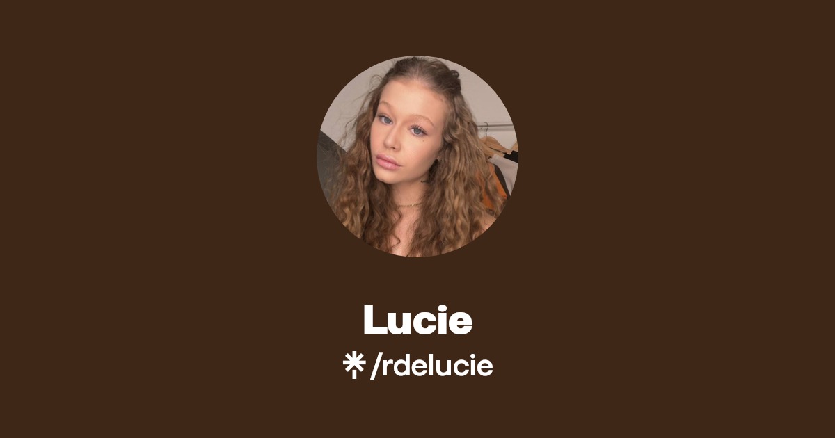 Lucie - Find Lucie Onlyfans - Linktree