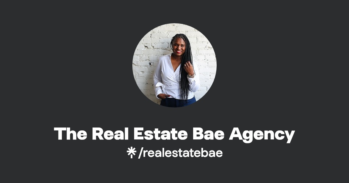 The Real Estate Bae Agency Instagram, Facebook Linktree