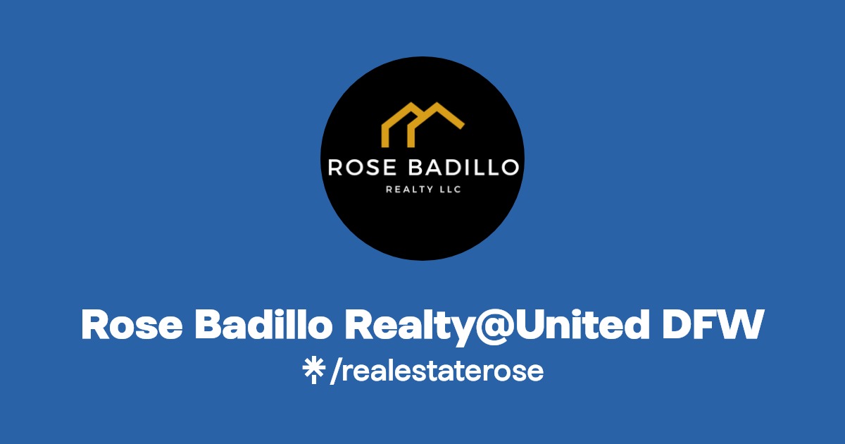 Rose Badillo Realty LLC Instagram, Facebook Linktree