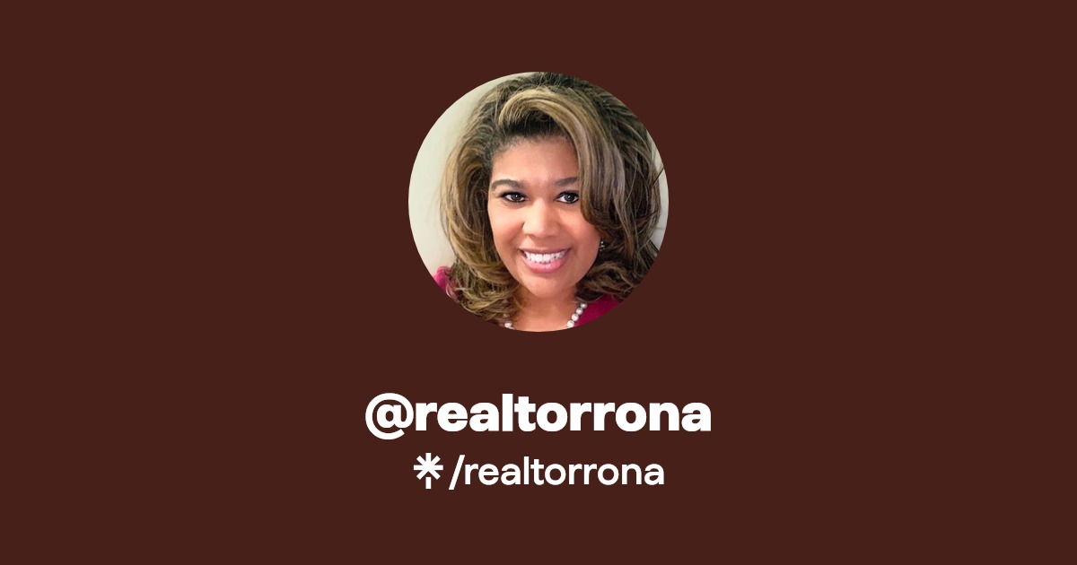 realtorrona Instagram Linktree