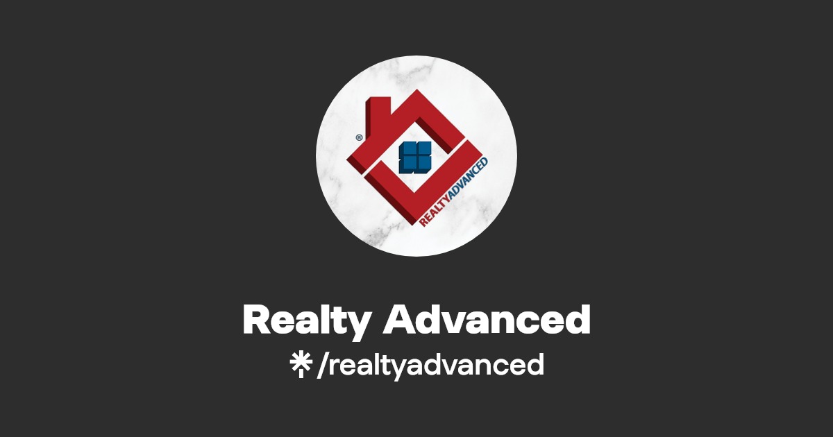 Realty Advanced Instagram, Facebook Linktree