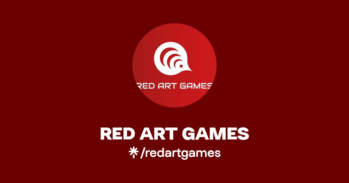 RED ART GAMES Twitter, Instagram, Facebook Linktree