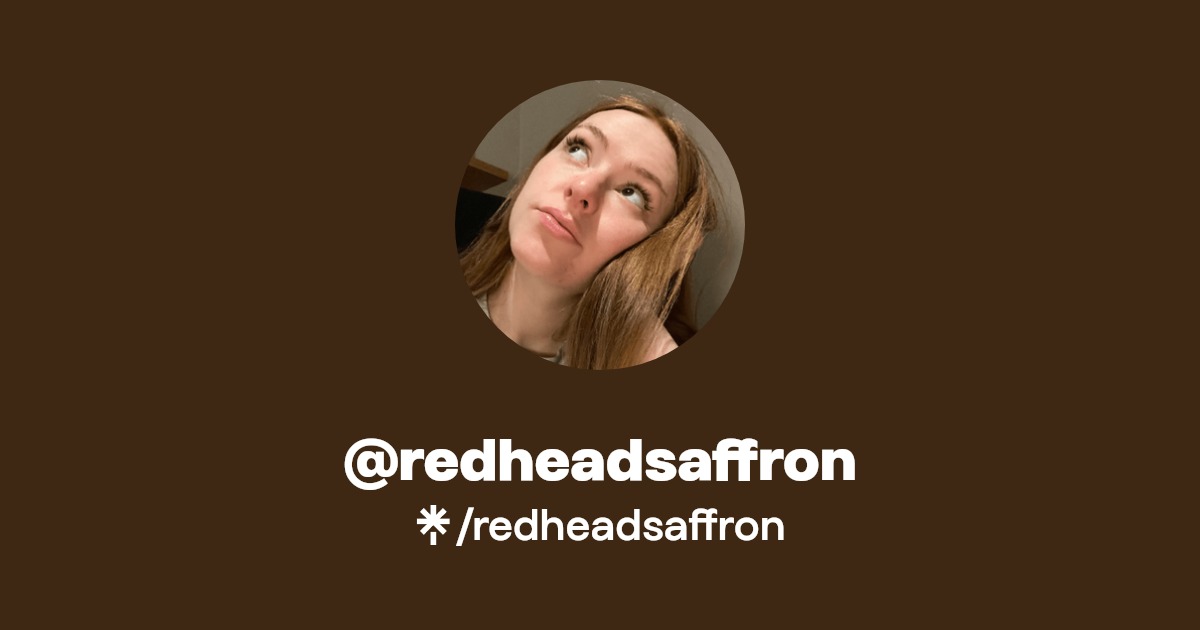 redheadsaffron - Find @redheadsaffron Onlyfans - Linktree