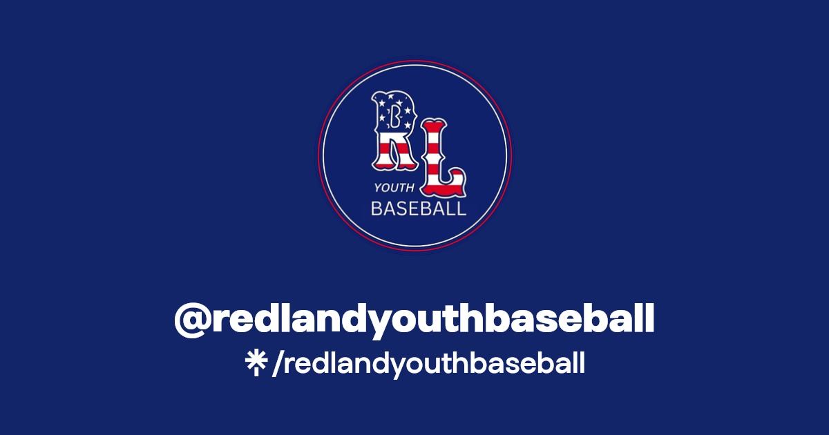 redlandyouthbaseball Instagram, Facebook Linktree