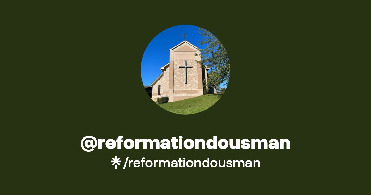 reformationdousman Instagram, Facebook Linktree