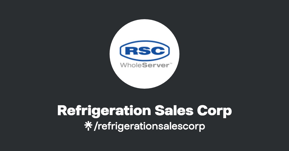 Refrigeration Sales Corp Instagram, Facebook Linktree