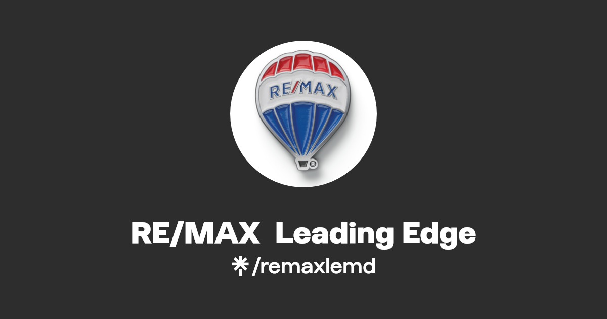 RE/MAX Leading Edge Twitter, Instagram, Facebook, TikTok Linktree