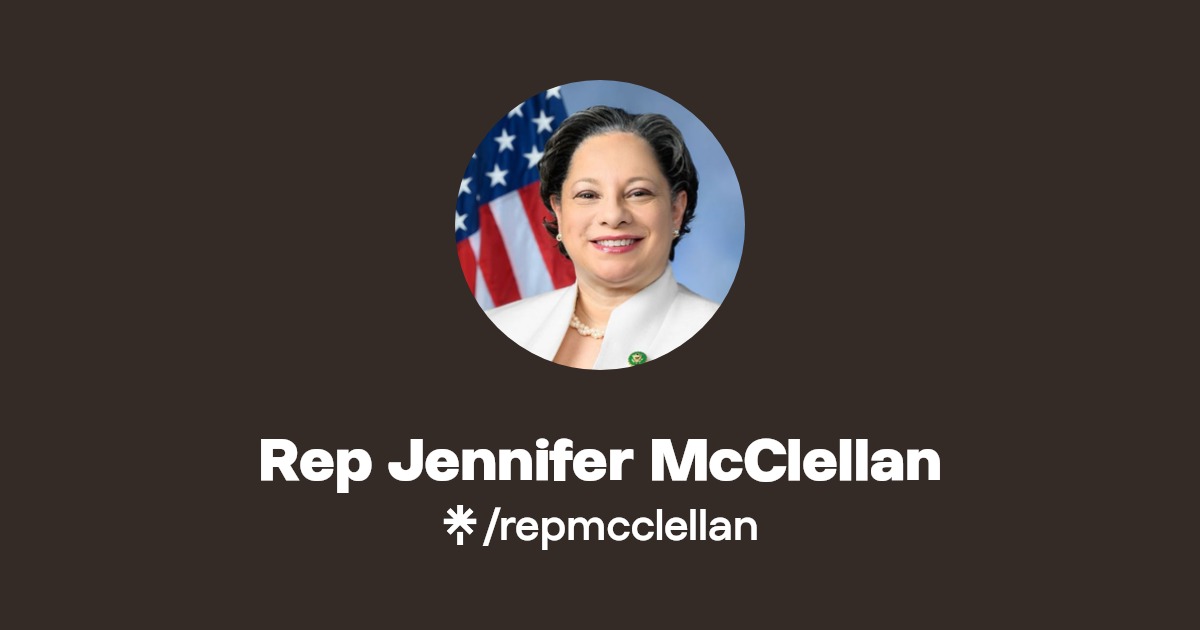 Rep Jennifer McClellan Instagram, Facebook Linktree