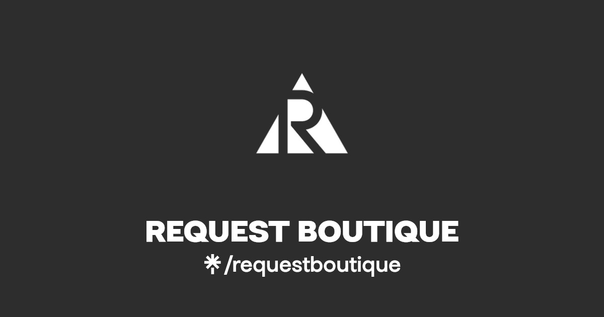 REQUEST BOUTIQUE Instagram, TikTok Linktree
