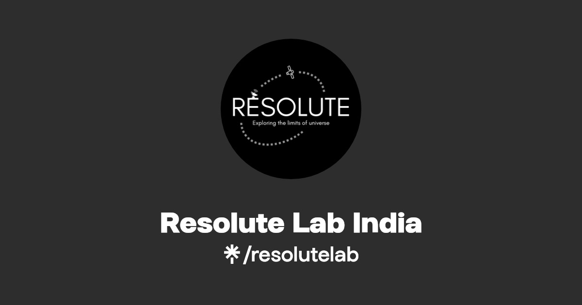 Resolute Lab India Instagram Linktree