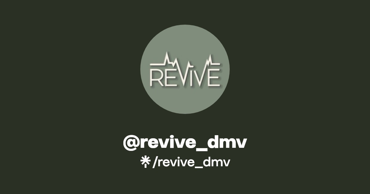 revive_dmv Linktree