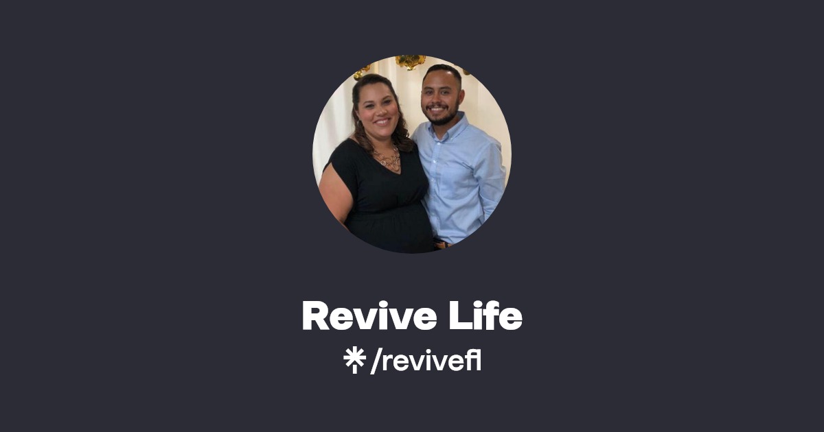Revive Life Instagram, Facebook Linktree