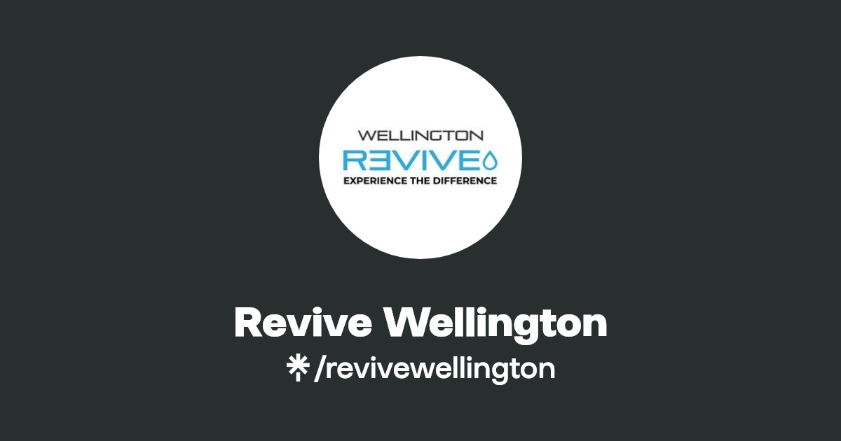 Revive Wellington Instagram, Facebook Linktree