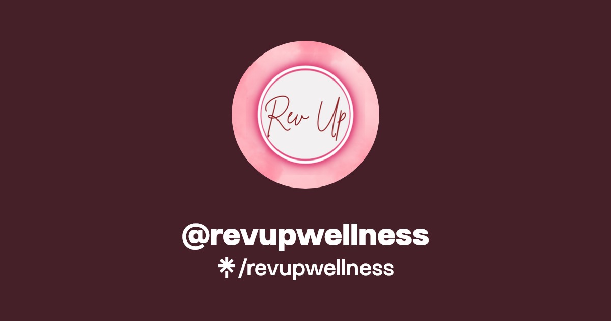@revupwellness | Linktree