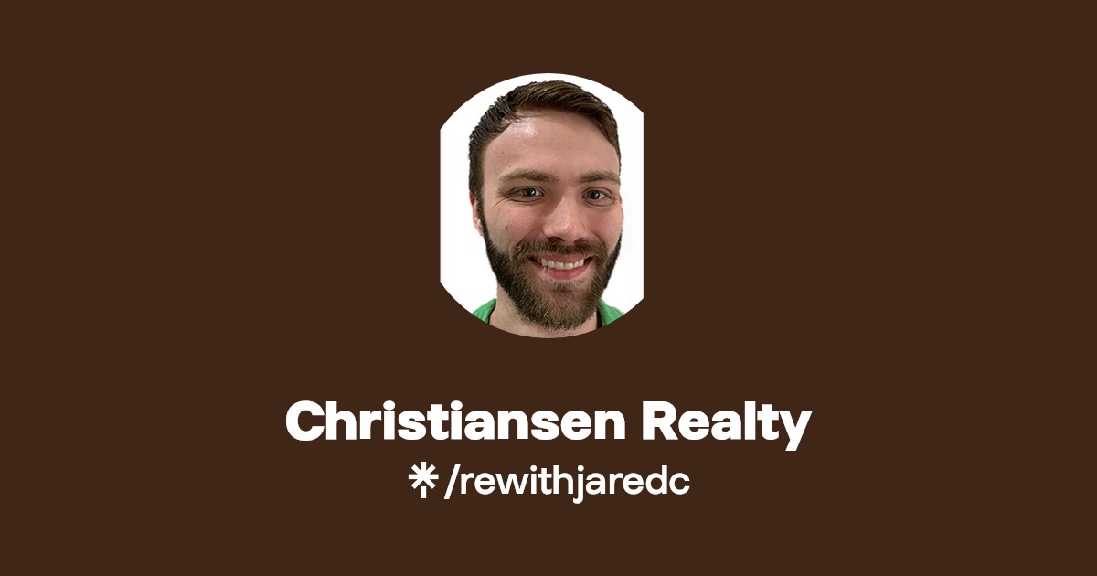 Christiansen Realty Instagram, Facebook Linktree