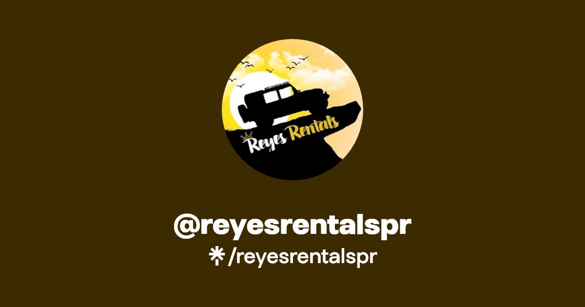 reyesrentalspr Instagram, TikTok Linktree