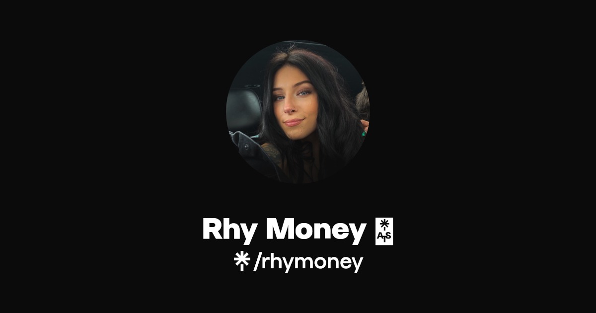 Rhy Money 🖤 - Find Rhy Money 🖤 Onlyfans - Linktree