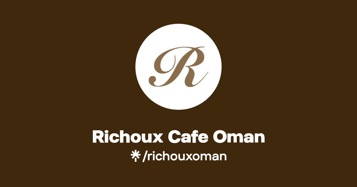 Richoux Cafe Oman Instagram Linktree