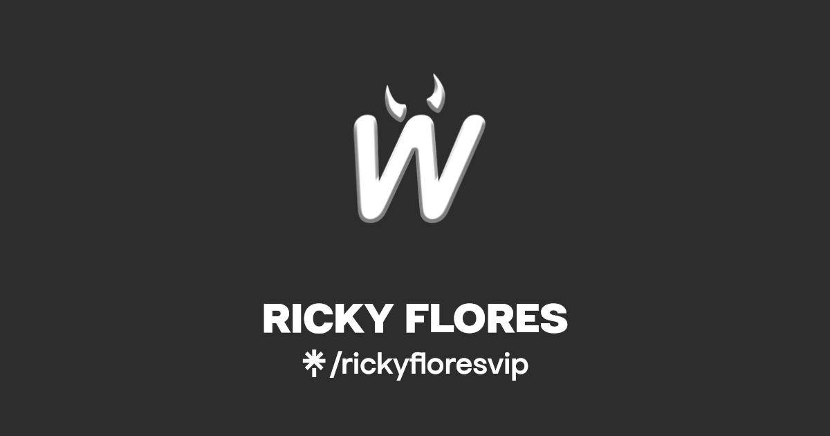 RICKY FLORES - Find RICKY FLORES Onlyfans - Linktree