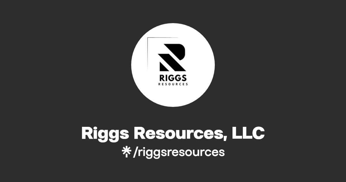 Riggs Resources, LLC Instagram, Facebook Linktree
