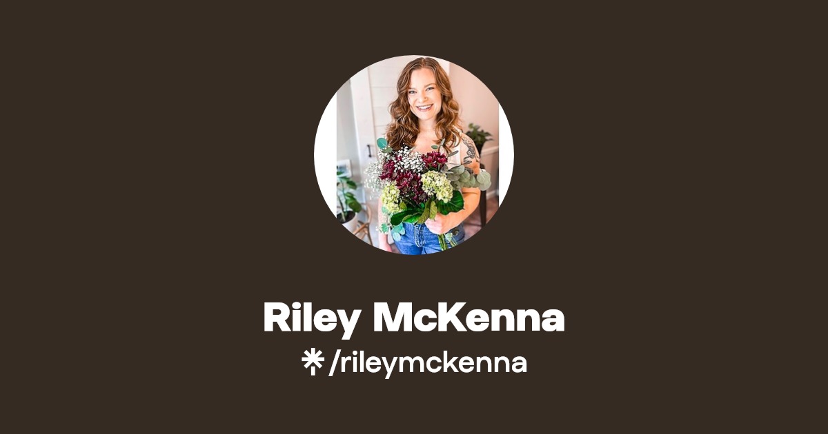 Riley McKenna Instagram, TikTok Linktree