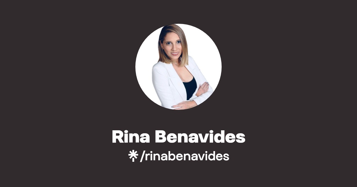 Rina Benavides Instagram, Facebook Linktree